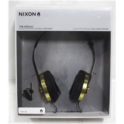 NIXON THE APOLLO BLACK/GOLD HEADPHONES