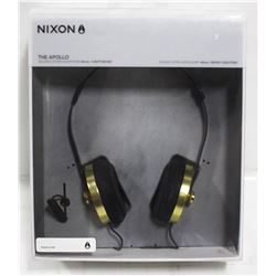 NIXON THE APOLLO BLACK/GOLD HEADPHONES