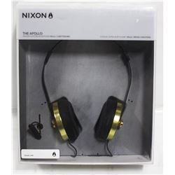 NIXON THE APOLLO BLACK/GOLD HEADPHONES