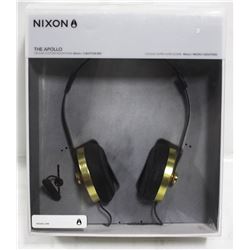 NIXON THE APOLLO BLACK/GOLD HEADPHONES