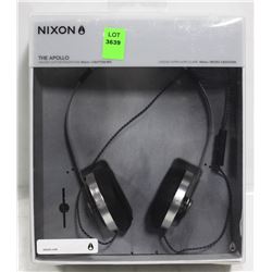 NIXON THE APOLLO SILVER/BLACK HEADPHONES