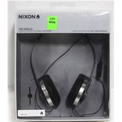 NIXON THE APOLLO SILVER/BLACK HEADPHONES