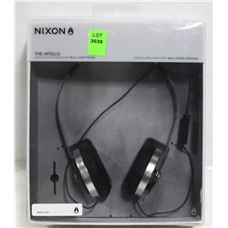 NIXON THE APOLLO SILVER/BLACK HEADPHONES