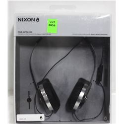NIXON THE APOLLO BLACK/BLACK HEADPHONES