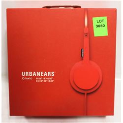 URBAN EARS RED HEADPHONES