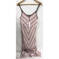 RED HOUTE WHITE STRIPED SUNDRESS SIZE MEDIUM