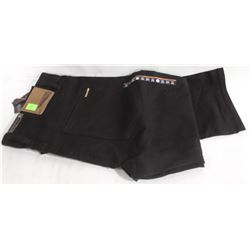 VOLCOM SOLVER SLIM STRAIGHT BLACK MENS PANTS