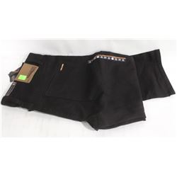 VOLCOM SOLVER SLIM STRAIGHT BLACK MENS PANTS