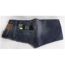 VOLCOM SOLVER MODERN STRAIGHT LIGHT WASH MENS BLUE