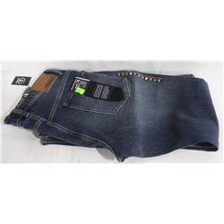 VOLCOM SOLVER MODERN STRAIGHT LIGHT WASH MENS BLUE