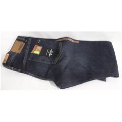 VOLCOM SOLVER MODERN STRAIGHT DARK MENS BLUE JEANS