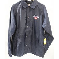 BRIXTON COORS BANQUET NAVY JACKET SIZE LARGE