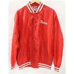 BRIXTON COORS SIGNATURE RED BUTTON UP JACKET