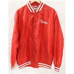 BRIXTON COORS SIGNATURE RED BUTTON UP JACKET