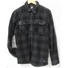 Image 1 : VOLCOM BLACK/GREY POLAR FLEECE MENS BUTTON UP