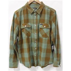BRIXTON GREEN/BAY PLAID FLANNEL LONG SLEEVE MENS