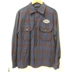 DEUS EX MACHINA NAVY LONG SLEEVE MENS BUTTON