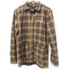 Image 1 : VOLCOM GREEN/TAN PLAID LONG SLEEVE MENS BUTTON