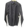 Image 1 : ELEMENT MENS BLACK LONG SLEEVE BUTTON UP SHIRT