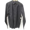 Image 1 : ELEMENT MENS BLACK LONG SLEEVE BUTTON UP SHIRT