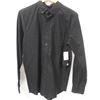 Image 1 : ELEMENT MENS BLACK LONG SLEEVE BUTTON UP SHIRT