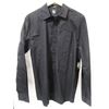 Image 1 : ELEMENT MENS BLACK LONG SLEEVE BUTTON UP SHIRT