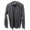 Image 1 : ELEMENT MENS BLACK LONG SLEEVE BUTTON UP SHIRT