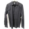 Image 1 : ELEMENT MENS BLACK LONG SLEEVE BUTTON UP SHIRT