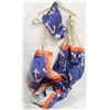 Image 1 : LAYBACK HAMMOCK - BLUE/ORANGE ANCHORS WITH CARRY