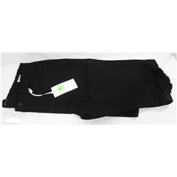 KAN CAN WOMENS BLACK DISTRESSED KNEE PANTS