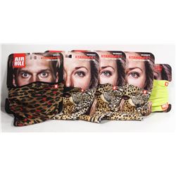 LOT OF 5 ASSORTED AIR HOLE FACE COVERS