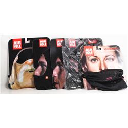 LOT OF 5 ASSORTED AIR HOLE FACE COVERS