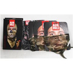 LOT OF 5 ASSORTED AIR HOLE FACE COVERS