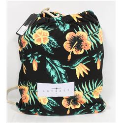 LAYBACK CANVAS HAMMOCK - FLORAL PATTERN