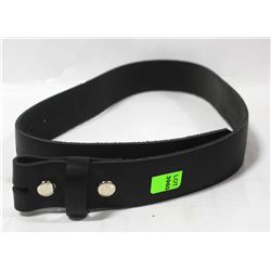 INDY BLACK LEATHER BELT