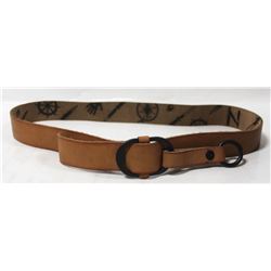 NIXON TAN LEATHER BELT