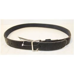 VOLCOM BLACK LEATHER BELT