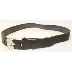 QUIKSILVER BLACK LEATHER BELT