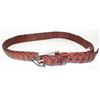 Image 1 : NIXON BROWN WOVEN LEATHER BELT