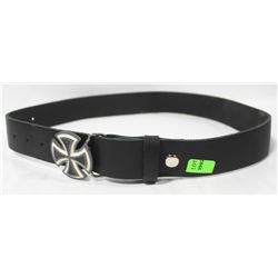 BLACK INDY BELT WITH BUCKLE