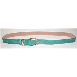 LIFETIME GREEN SUEDE ODESSA BELT