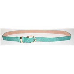 LIFETIME GREEN SUEDE ODESSA BELT