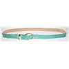 Image 1 : LIFETIME GREEN SUEDE ODESSA BELT