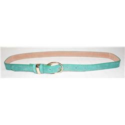 LIFETIME GREEN SUEDE ODESSA BELT