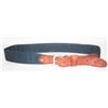 Image 1 : NIXON NAVY CANVAS AND BROWN LEATHER BELT