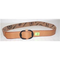 NIXON TAN LEATHER BELT