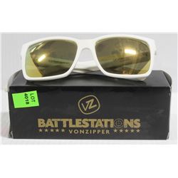 VONZIPPER ELMORE WHITE/YELLOW SUNGLASSES