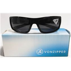 VONZIPPER SCISSOR KICK GLOSS BLACK SUNGLASSES