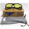 Image 1 : I/S EYEWEAR JAMESON BLACK/YELLOW SUNGLASSES