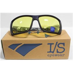 I/S EYEWEAR CUTTY BLACK/YELLOW SUNGLASSES